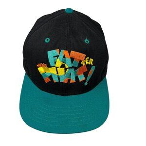 Fatter than Phat Vintage Retro Snapback Hat Cap 90's Hip Hop Rap Embroidered 80s